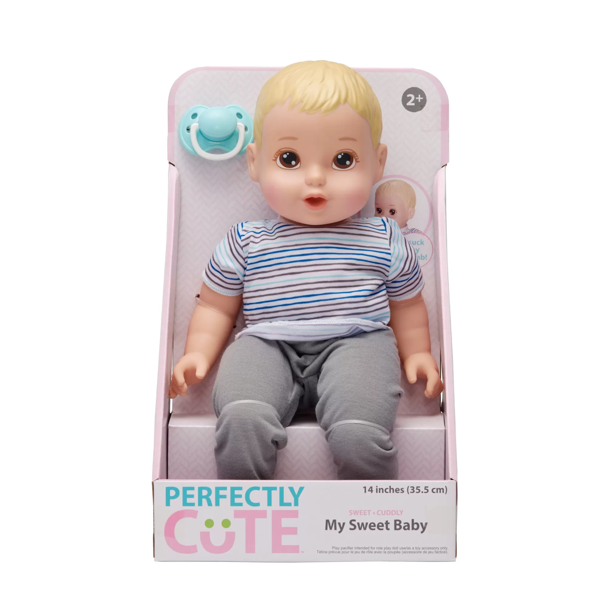 Perfectly Cute® Dolls & Accessories<14-Inch My Sweet Baby Boy Doll Blonde Hair With Brown Eyes
