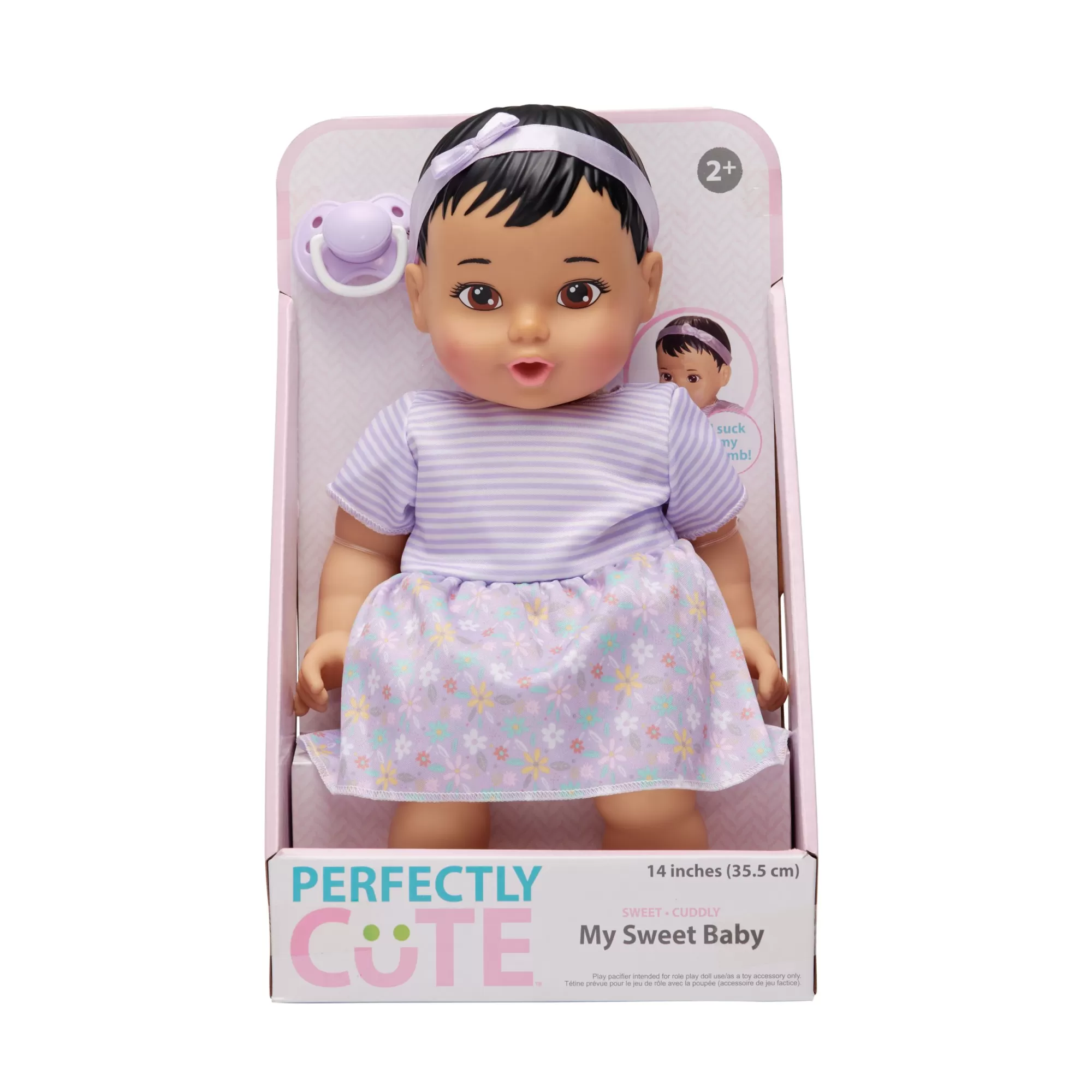 Perfectly Cute® Dolls & Accessories<14-Inch My Sweet Baby Girl Doll Black Hair With Brown Eyes
