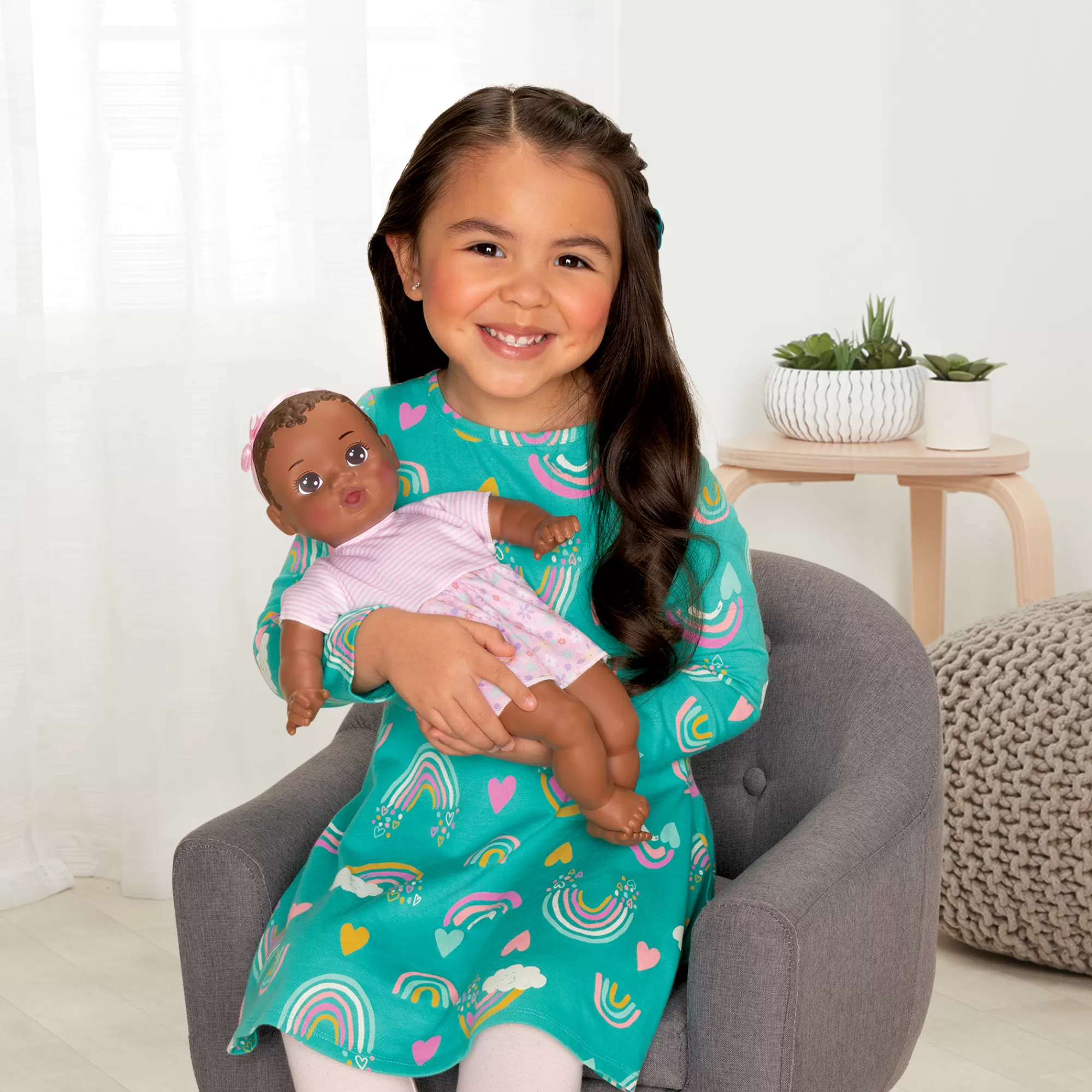 Perfectly Cute® Dolls & Accessories<14-Inch My Sweet Baby Girl Doll Brunette Hair With Brown Eyes