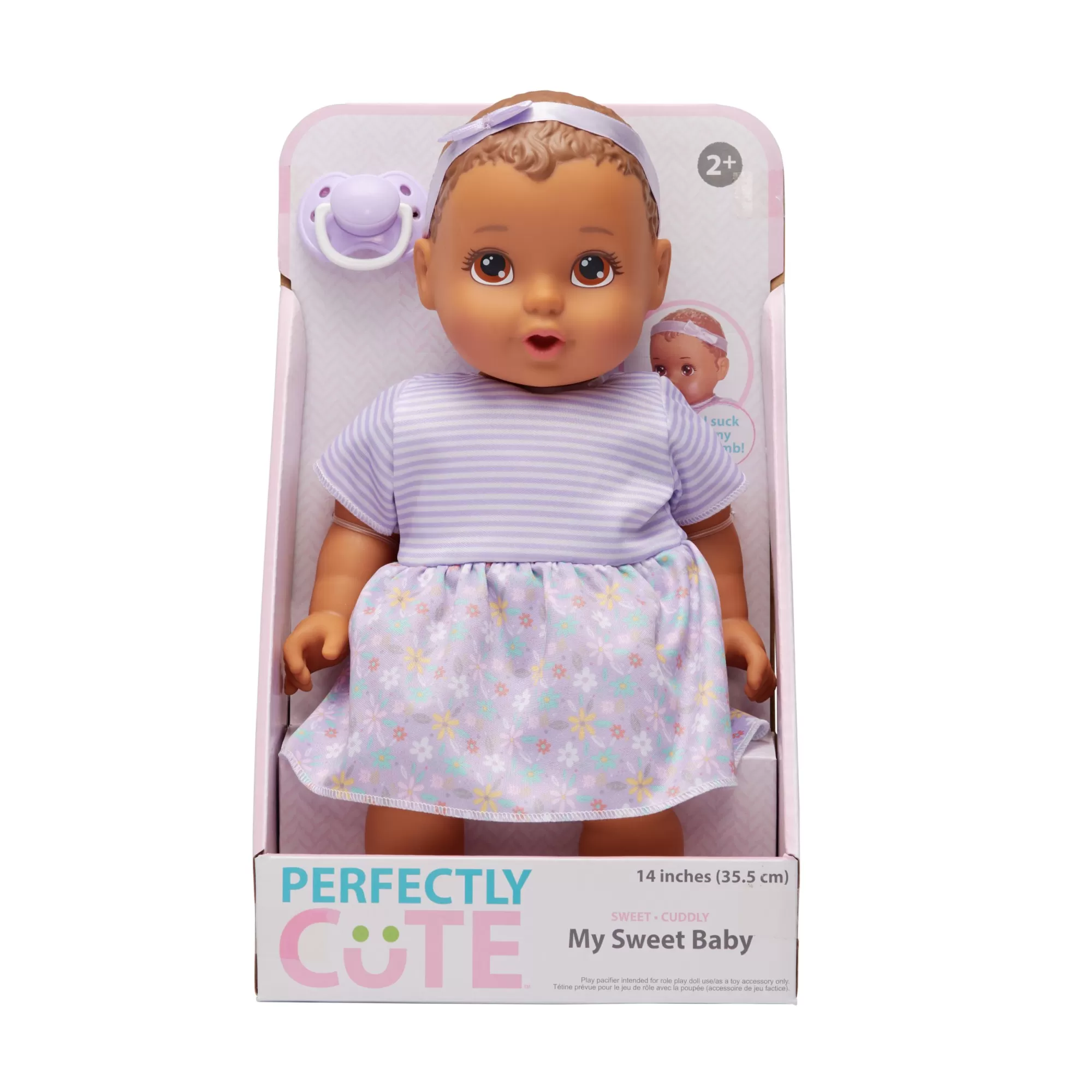 Perfectly Cute® Dolls & Accessories<14-Inch My Sweet Baby Girl Doll Brunette Hair With Brown Eyes
