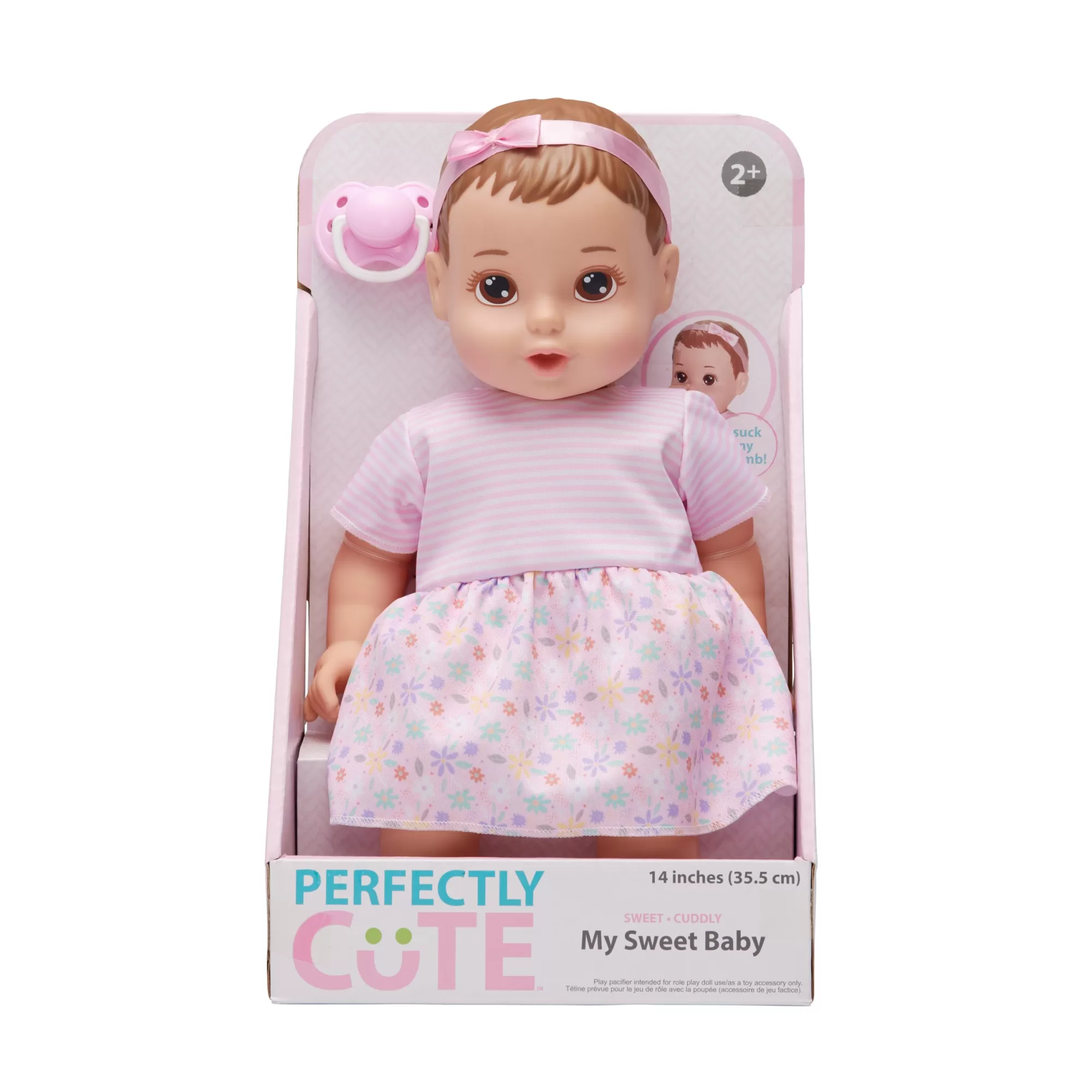 Perfectly Cute® Dolls & Accessories<14-Inch My Sweet Baby Girl Doll Light Brunette Hair With Brown Eyes