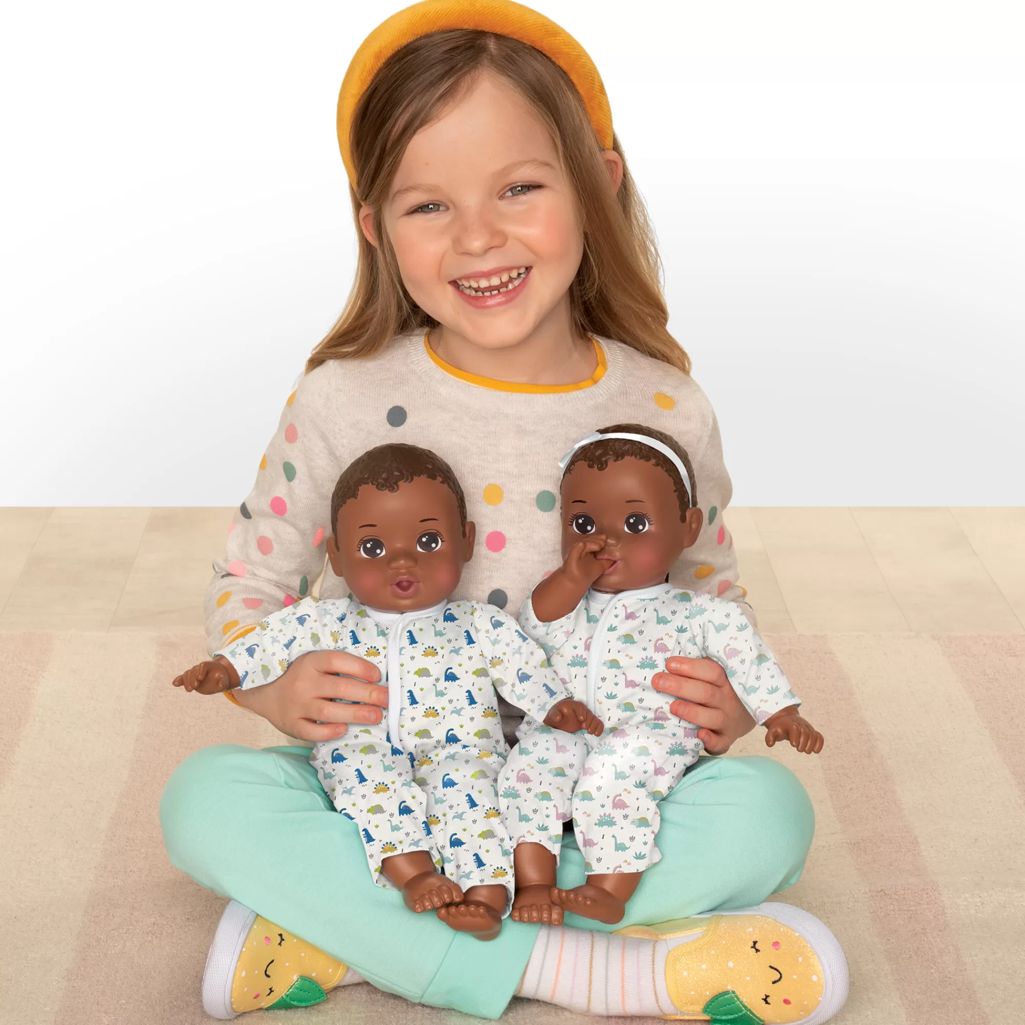 Perfectly Cute® Dolls & Accessories<14-Inch My Sweet Baby Twins Twin B/G Dolls Brunette With Brown Eyes