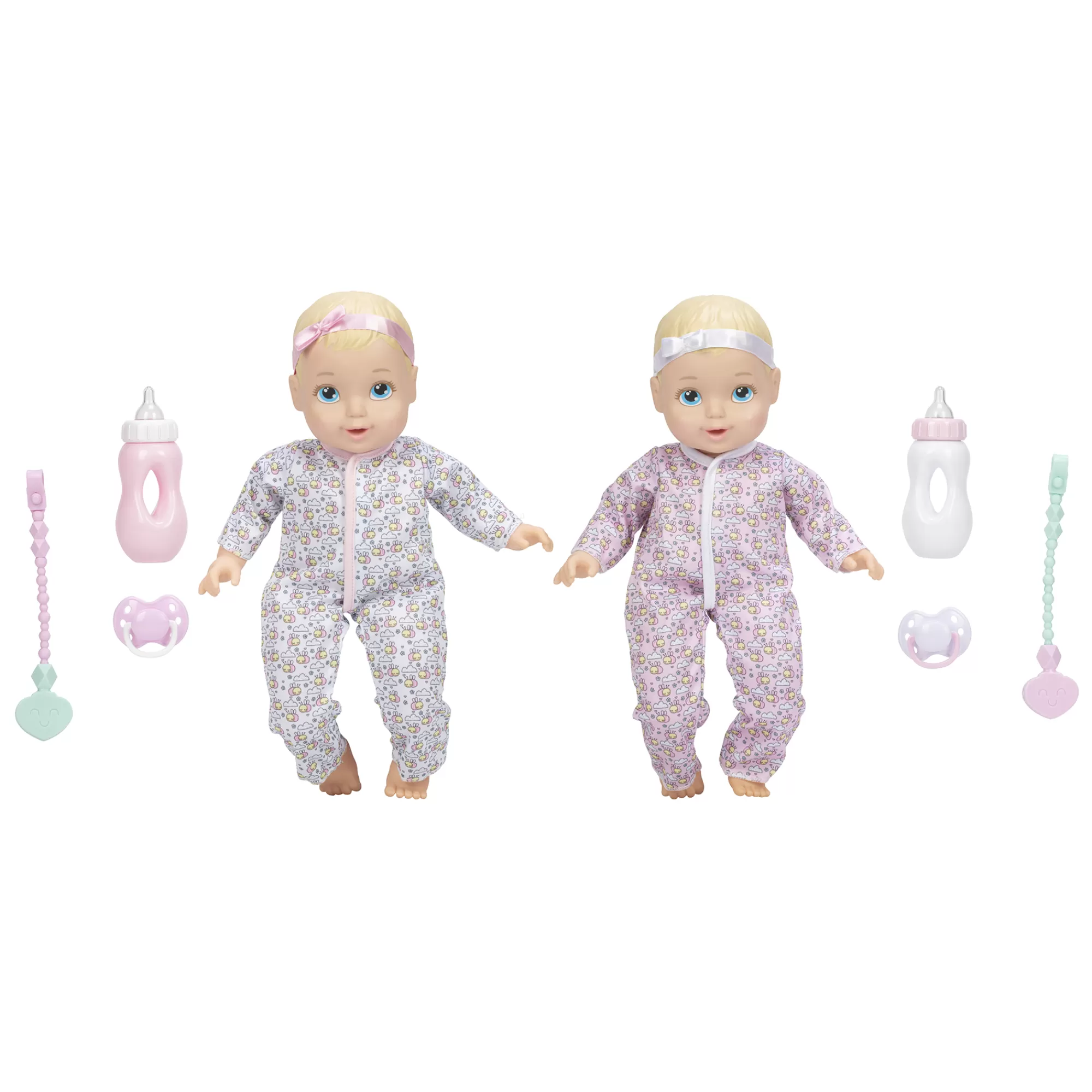 Perfectly Cute® Dolls & Accessories<14-Inch My Sweet Baby Twins Twin Girl Dolls Blonde With Blue Eyes