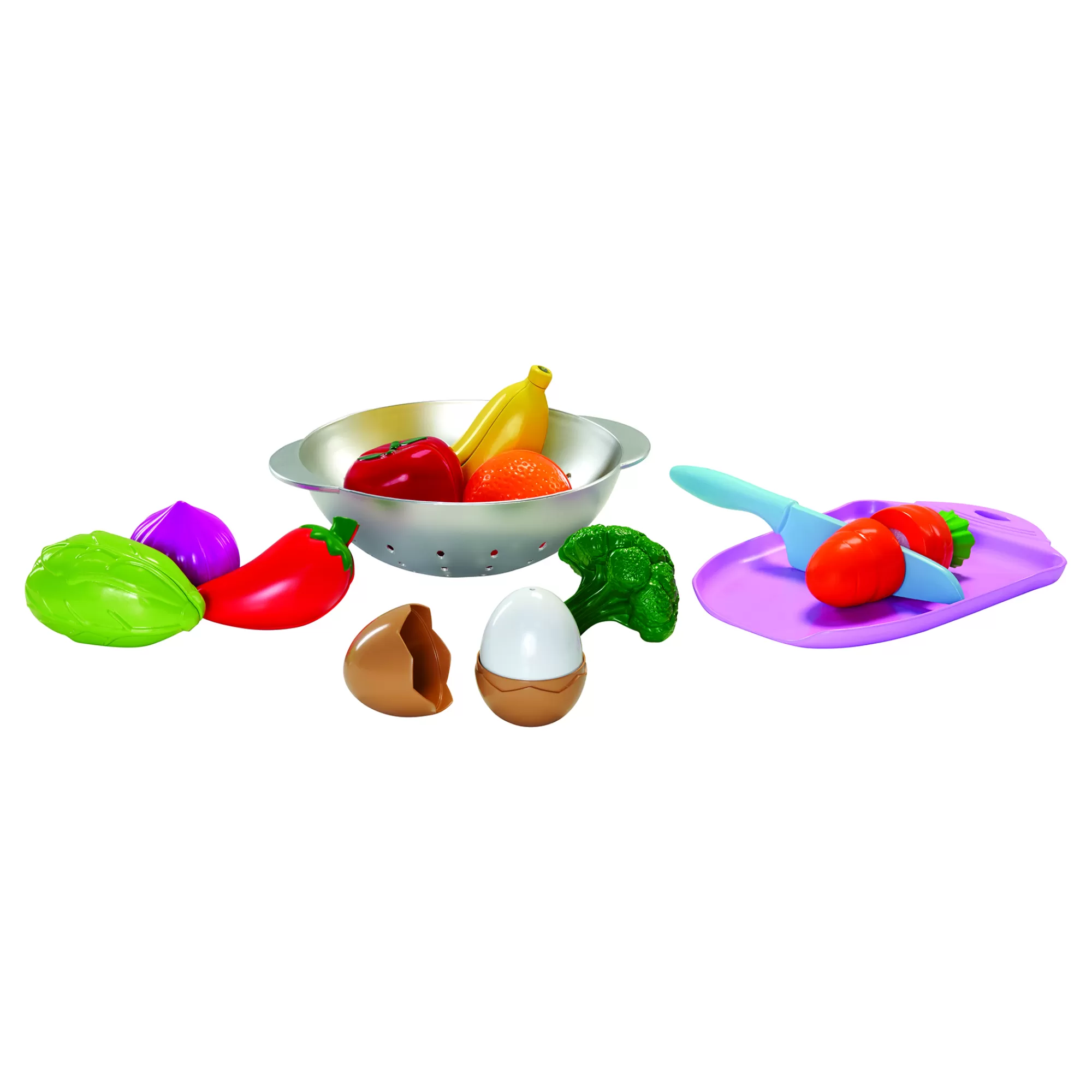 Perfectly Cute® Dress-Up & Role-Play<Home Slice 'N Peel Food Set Fruit & Veggies Box Set