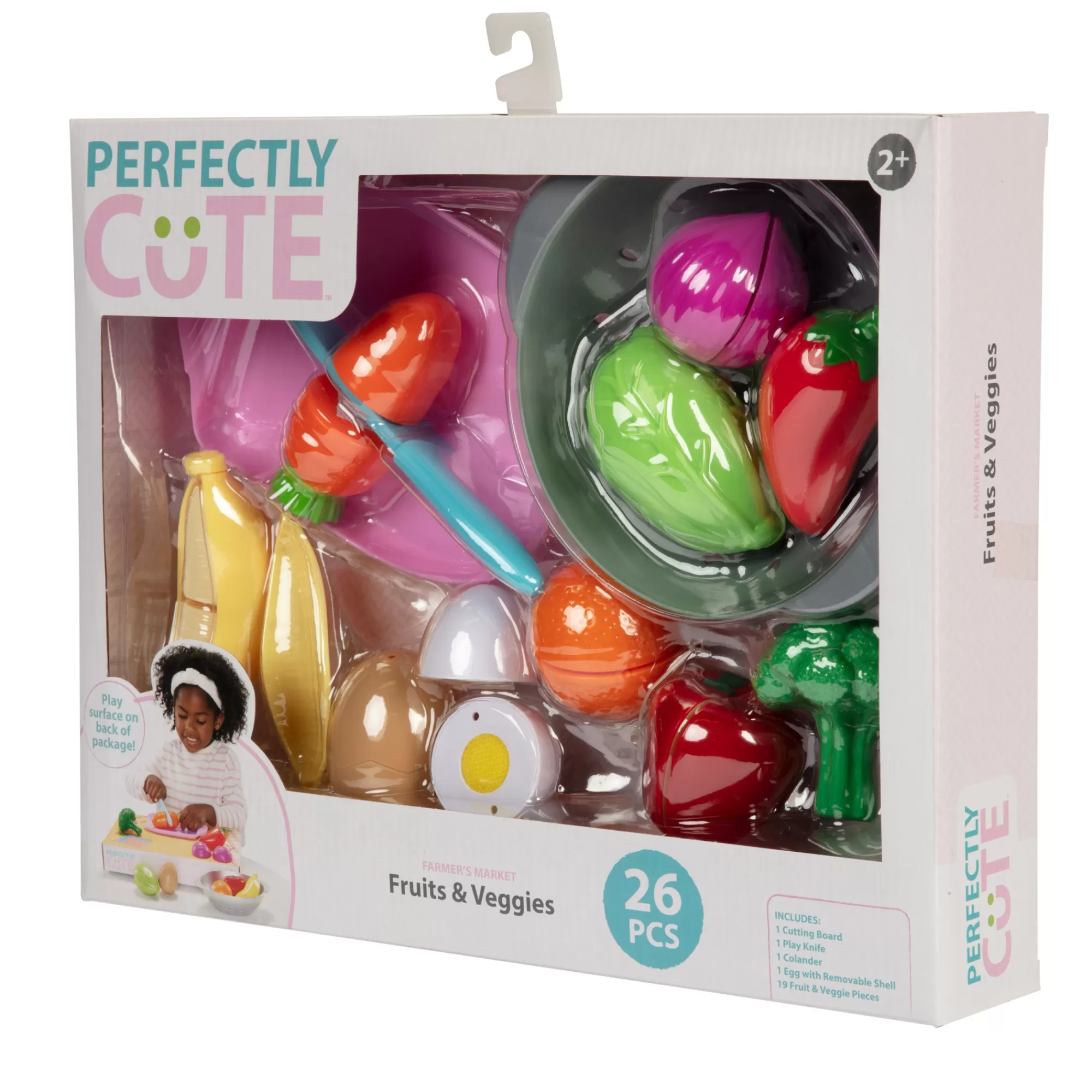 Perfectly Cute® Dress-Up & Role-Play<Home Slice 'N Peel Food Set Fruit & Veggies Box Set