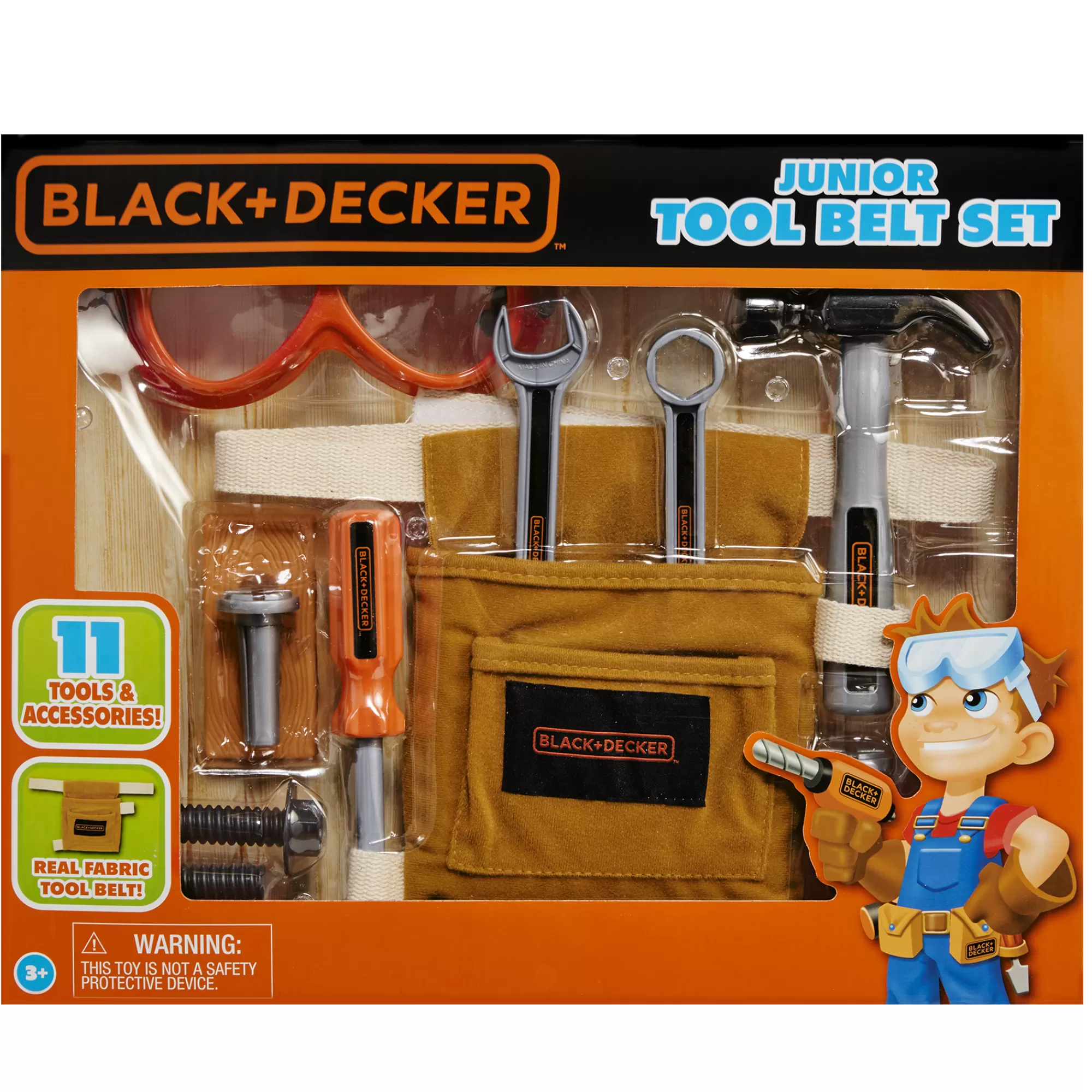 Black + Decker® Dress-Up & Role-Play<Junior Tool Belt Set With 11 Tools And Accessories