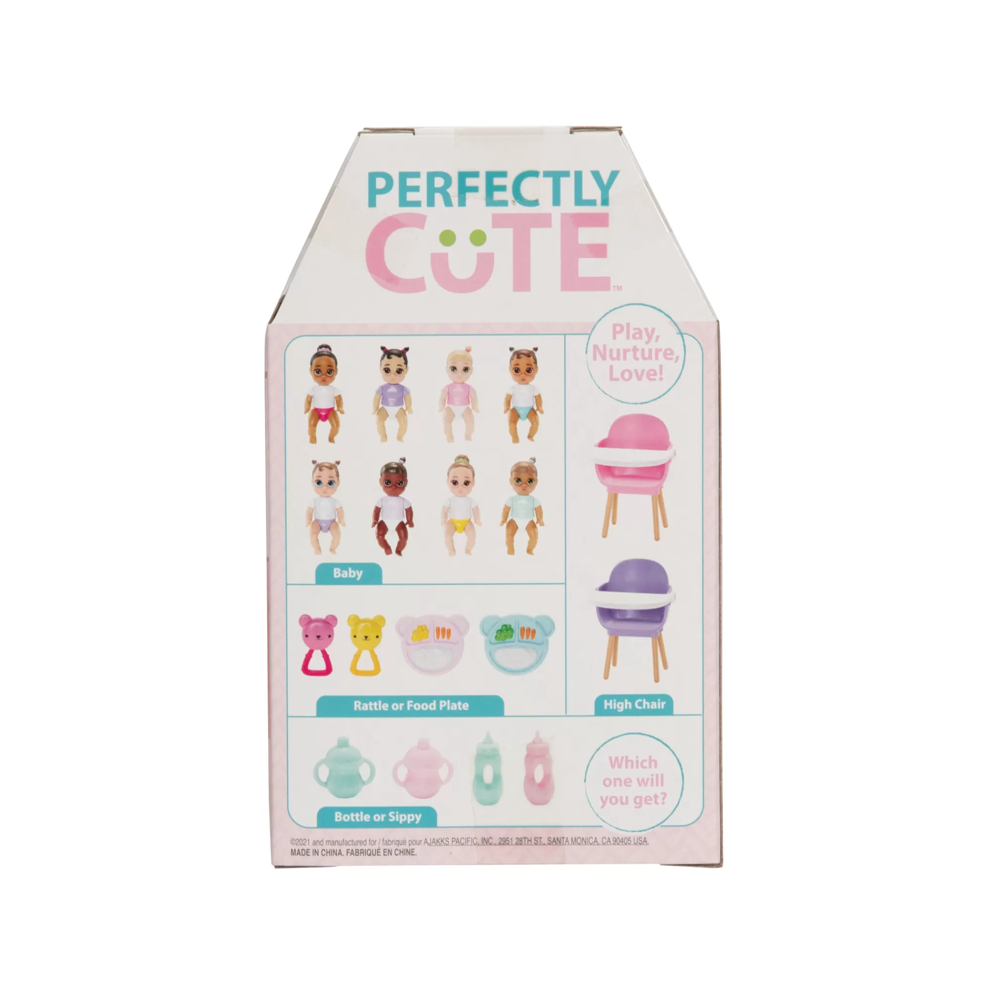 Perfectly Cute® Dolls & Accessories<My Lil Babies 4-Inch Dark Brown Ponytail Brown Eyes Doll
